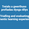 Trialling and evaluating authentic learning experiences - preparing for the Curriculum for Wales