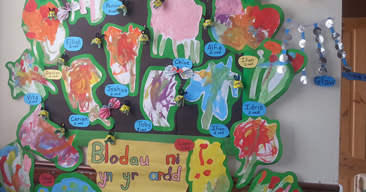 Developing Welsh language skills for early years learning Estyn